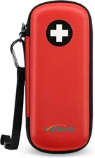 Epipen Hard Shell Medical Carrying Case Travel Pouch Medication Organizer Bag