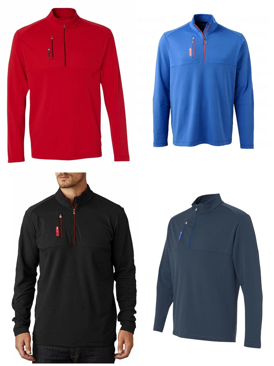 Adidas - golf mixed clearance media quarter-zip jacket - a195