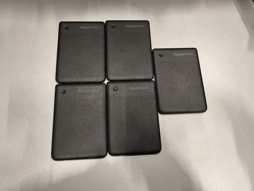 Lot of 5 Kobo Clara BW - For Parts, Screen Defect, No Accessories