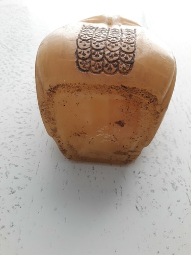 Vintage Owl Bird Animal Wax Candle Statue Figurine Decor 5" tall Attic Find - Picture 4 of 12