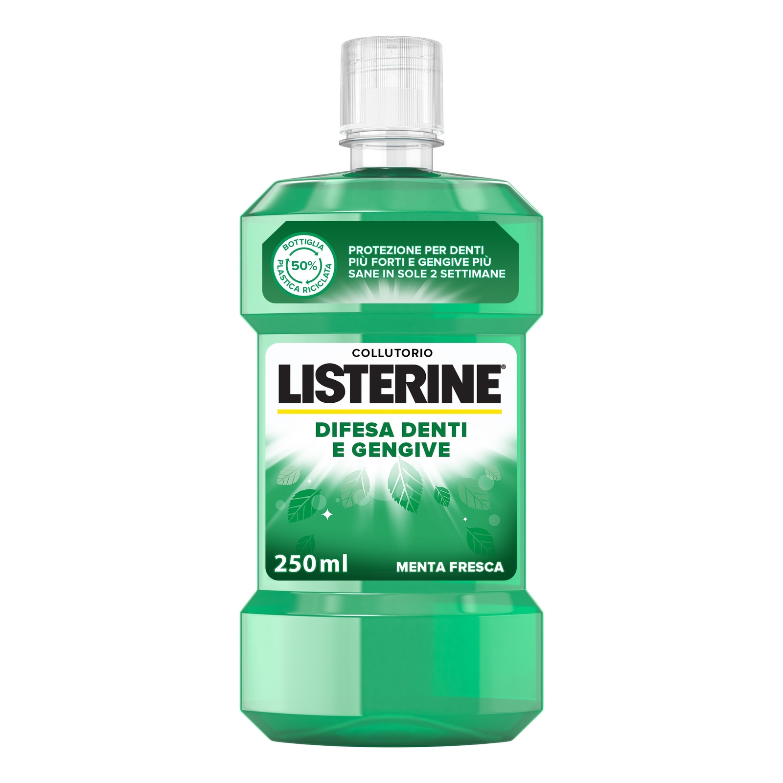 Listerine Collutorio Denti e Gengive Menta Forte, 250ml
