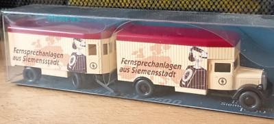 Wiking 1:87 - MB L 2500 mit Hänger Werbemodell  Siemens - A 19100-F4-A73 OVP