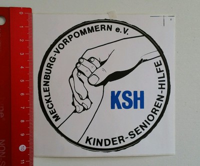 Aufkleber/Sticker: KSH Kinder Senioren Hilfe (070416192)