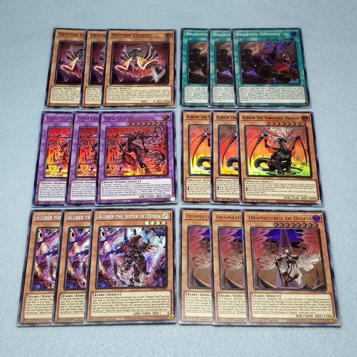 Yugioh Despia Branded 30 Card Deck Core Secret Aluber Branded Opening Quaeritis | eBay Yugioh Despia Branded 30 Card Deck Core Secret Aluber Branded Opening Quaeritis | eBay