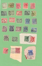 26 znaczków, Holandia, ok. 1900-1940 mieszane, stemplowane, stan. s. skan