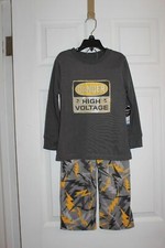 NWT BOYS 2 PC.PAJAMA SET SLEEP WEAR SIZE XS 4/5 JOE BOXER PANTS  TOP