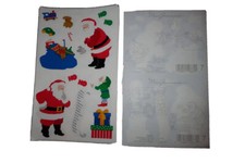 VINTAGE MRS GROSSMAN'S STICKERS Santa Claus Toys Christmas Ho Ho List Elves 2000