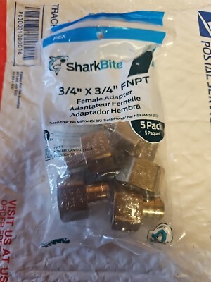 3/4x3/4 shark bite female adapter FNPT