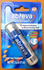 ABREVA PUMP COLD SORE CREAM 2GM EXP : 06/2026