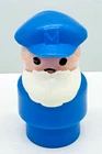Fisher Price Little People Boat Captain White Beard Cruise Boat Marina Vintage