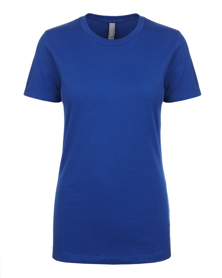 Next Level Women's Ideal Crew Short Sleeve T-Shirt – Tahiti Blue, Size XS - View #3