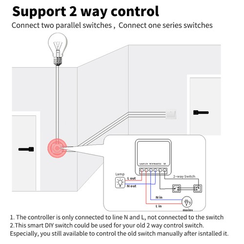 DIY Smart Light Switch Module Smart Life/Tuya App, Mini Smart Relay WiFi Switch - Picture 12 of 19