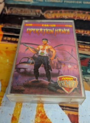 Operation Hanoi (Players 1986) Commodore C 64 (Tape, Manual, Box) works 8-bit