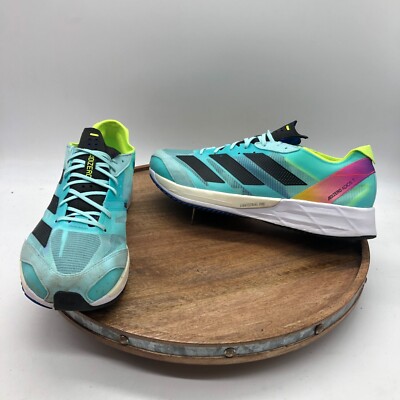 adidas Adizero Adios 7 WC Light Aqua Blue White Mens 11.5 adidas Adizero Adios 7 WC Light Aqua Blue White Mens 11.5
