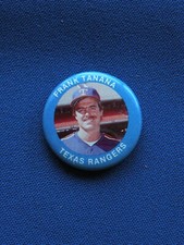 1984 Fun Foods MLBPA Baseball Button Frank Tanana Texas Rangers #133 MLB