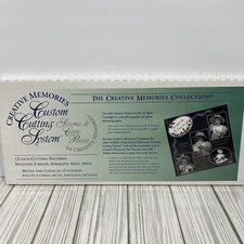 Creative Memories Custom Cutting System 12  Patterns Straight Wavy Swell Sealed