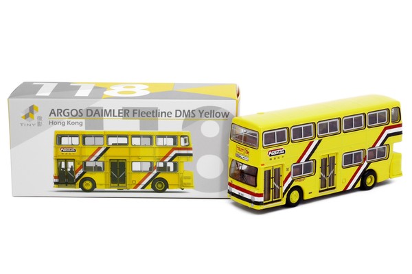 Tiny City 118 Druckguss-Modellauto - Daimler Fleetline Dms Argos (Gelb)-image
