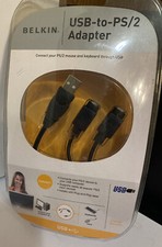 Belkin USB to PS/2 Adapter Connect Your PS/2 Mouse And Keyboard NEW UNOPENED