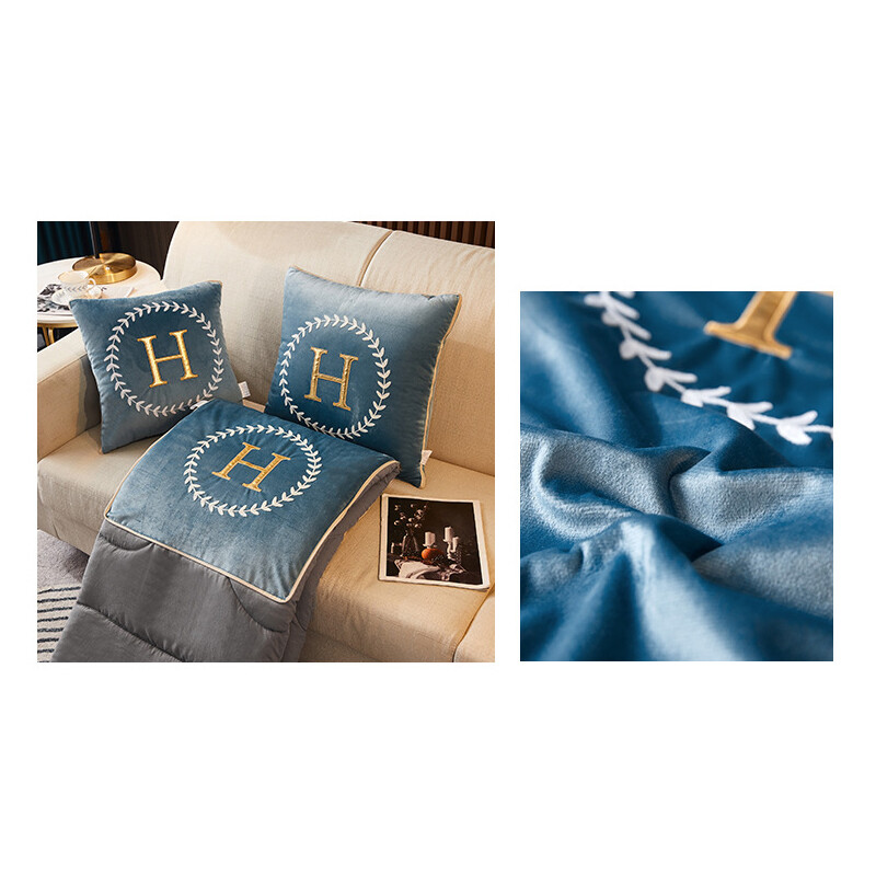 2 In 1 Throw Pillow Quilt,Airplane Blanket,Super Soft Travel Blanket eBay