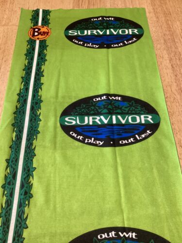 Survivor Borneo Green Rattana Tribe Buff - Picture 4 of 6