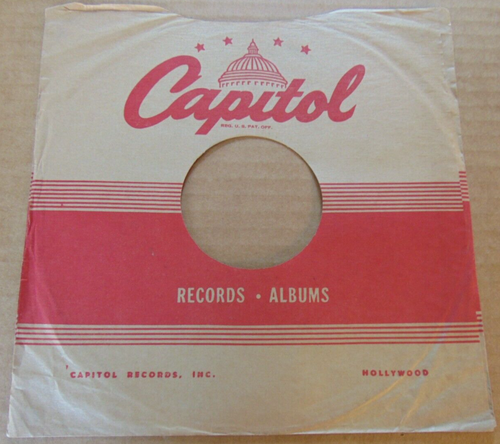 2 - 10" Capitol 78 record sleeve sleeves, see the photos of every side - Imagen 2 de 6