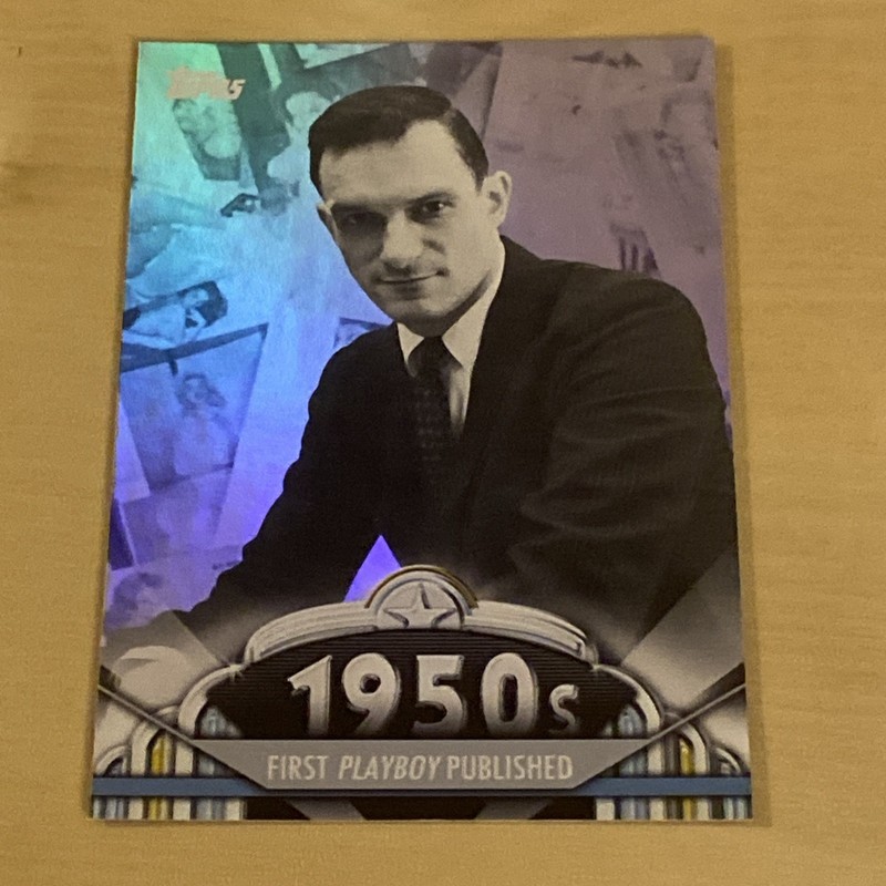 2011 Topps American Pie #36 First Playboy Published Hugh Hefner Foil Parallel