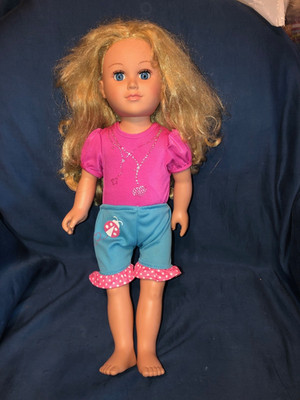My Life City Toy Doll Blonde Hair Blue Eyes  18  with clothes