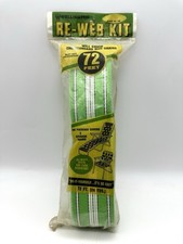 Wellington Re-Web Kit Lawn Chair Webbing 72ft Green Striped NEW OLD STOCK