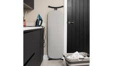 Image of Addis Shirt Master 125x41cm Ironing Board Grey Foldable Compact Storage UK