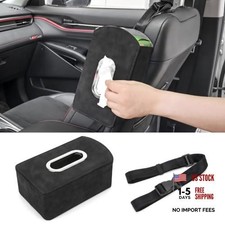 Car Seat Side Tissue Holder, Lightweight Leather Tissue Box Holder, Multi