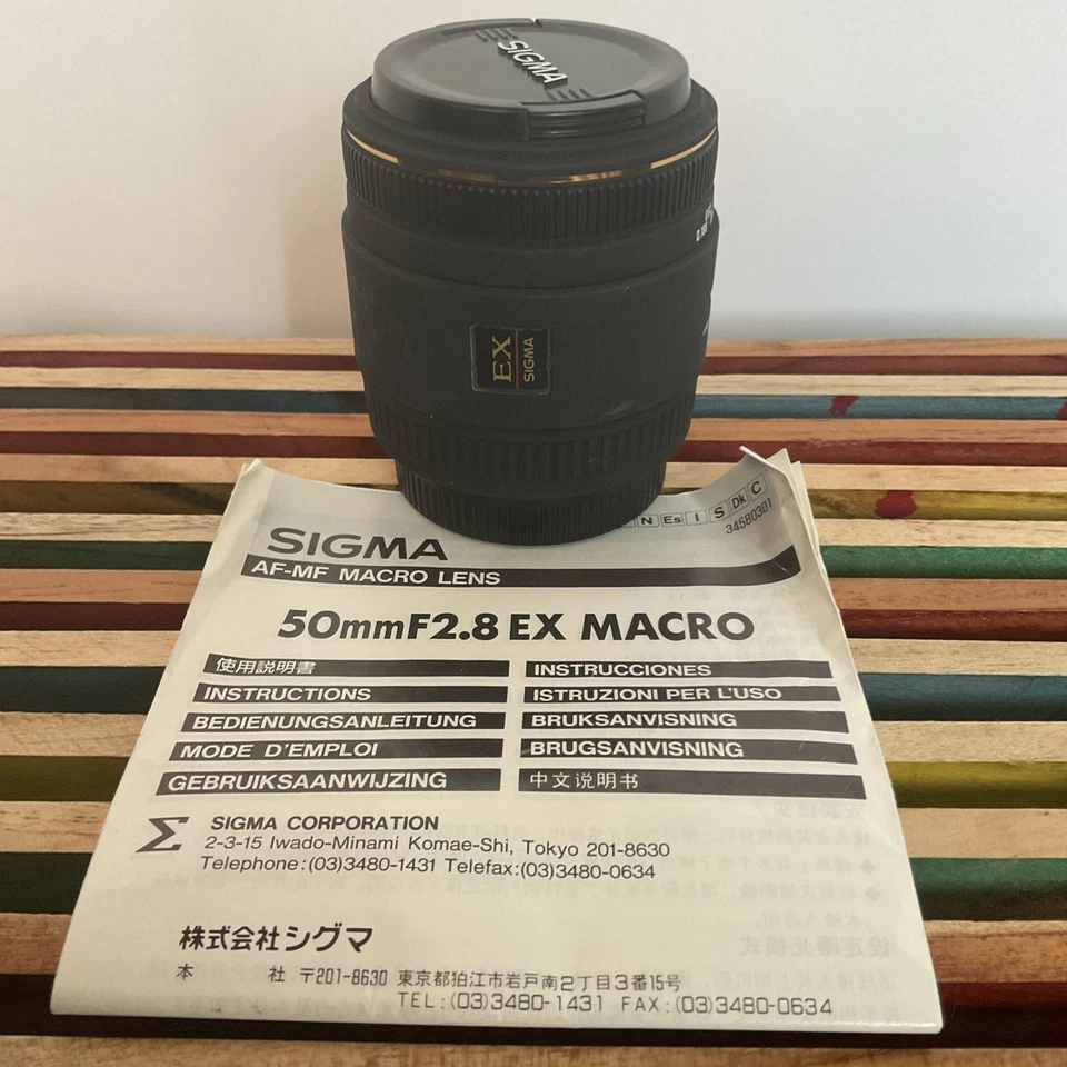 [Mint+]SIGMA 50mm 1:2.8 DG MACRO EX Camera Lens Made In Japan C80R - Image 4 of 4