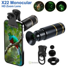 Mobile Phone Telephoto Lens Kit 22x HD Zoom Lens Monocular for Android iPhone