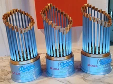 Los Angeles Dodgers WSC trophies, 2020,2024 & 2025