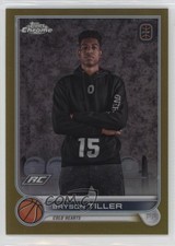 2022-23 Topps Chrome OTE Overtime Elite Gold Refractor /50 Bryson Tiller #61 3wu