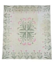 1914 - ANTIQUE Hand Appliqued May Tulips Quilt - Marie Webster Design Cotton