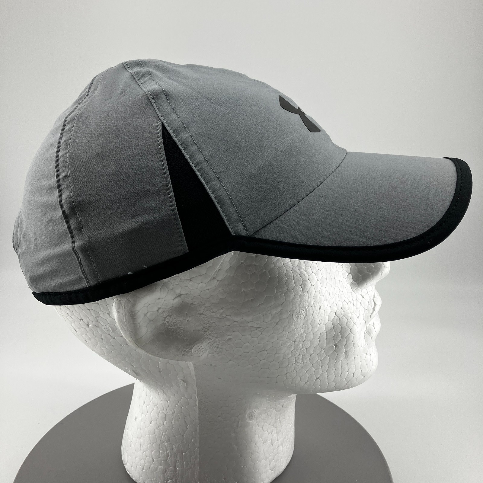 Under Armour Hat Strapback Cap Adjustable Gray Ru… - image 4