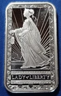 A PAMP Suisse Lady of Liberty 1 oz .999 Silver Bar