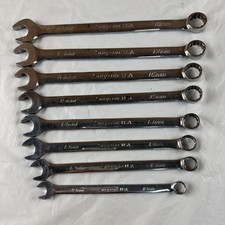 Snap-on 8pc Flank Drive Plus Combination Wrench Set 12pt 10-18mm SOEXM