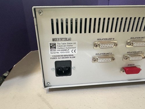 AS IS POWERS ON Herzan Table Stable AVI-600M/LP Vibration Isolation Control Unit - Picture 11 of 15