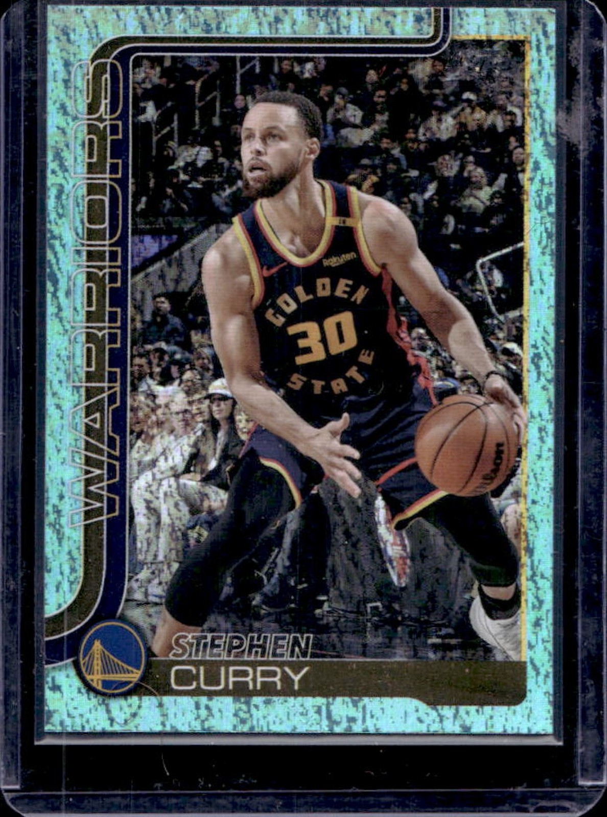 2025-26 Topps Stephen Curry Aqua Holo Foil #135 Warriors
