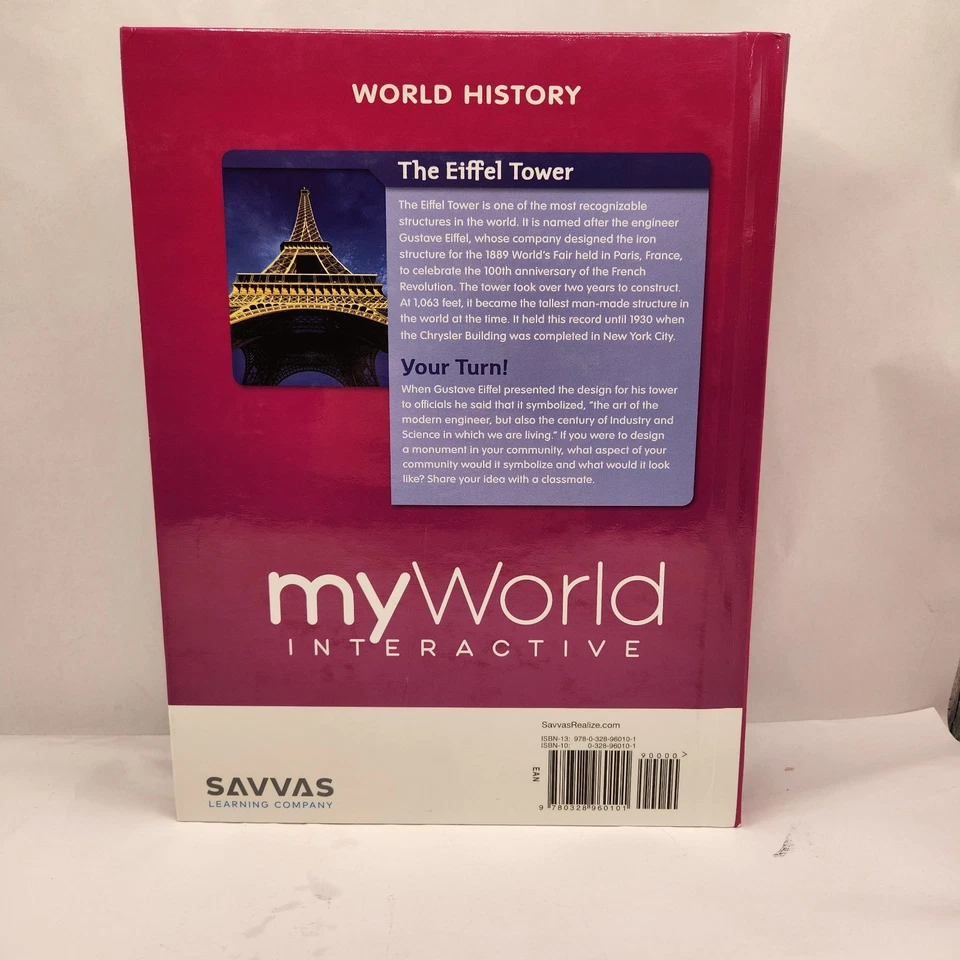 My World History Book Interactive English Language Arts Handbook 2019 - Image 2 of 4
