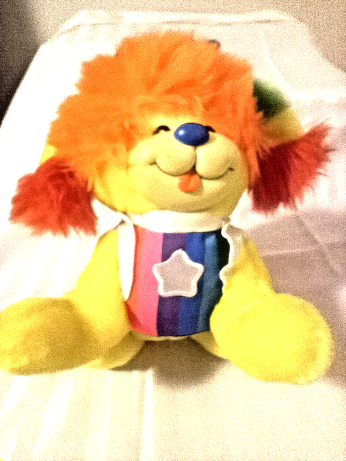 1983 Rainbow Brite Puppy Brite  Plush - Stuffed Animal  Very Clean and  Nice