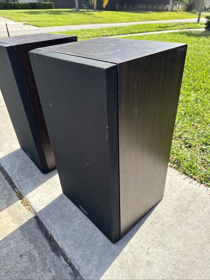 Altavoces Technics SB-X700 usados de colección nido de abeja 3 vías estéreo de alta fidelidad de la vieja escuela Foto 3 de 4