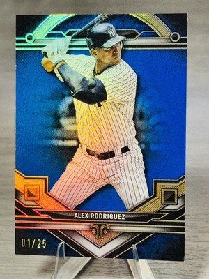 🔥⚾️ALEX RODRIGUEZ 2024 Topps Triple Threads Sapphire SP /25