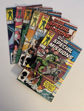 G.I. JOE SPECIAL MISSIONS #1 2 3 4 5 7 Marvel Comic Books 1986-1988