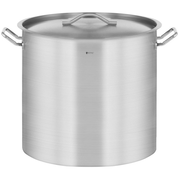 Edelstahl Kochtopf Induktion Topf Suppentopf Universaltopf 70 L Ø 45 Cm Deckel-image