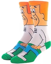 Bioworld Mens Crew Socks The Jetsons George Jetson Size 10-13 Cartoon