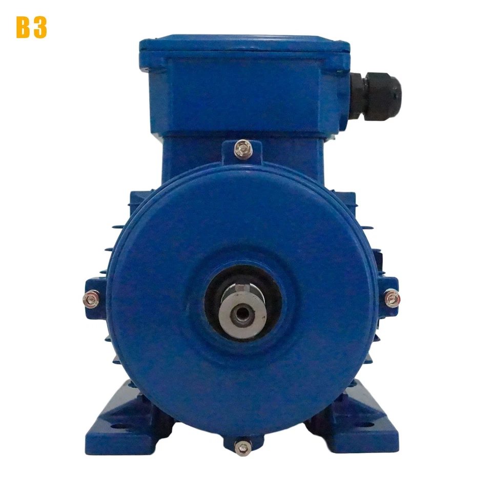 Moteur électrique Triphasé 230/triphasé 400v 3 Kw 3000 Tr/min  - Ms90l22b3 Bride - Photo 4/4