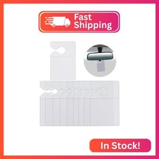 Clear Parking Permit Holder, Car Vertical Parking Lot Pass Rear View Mirror Hang