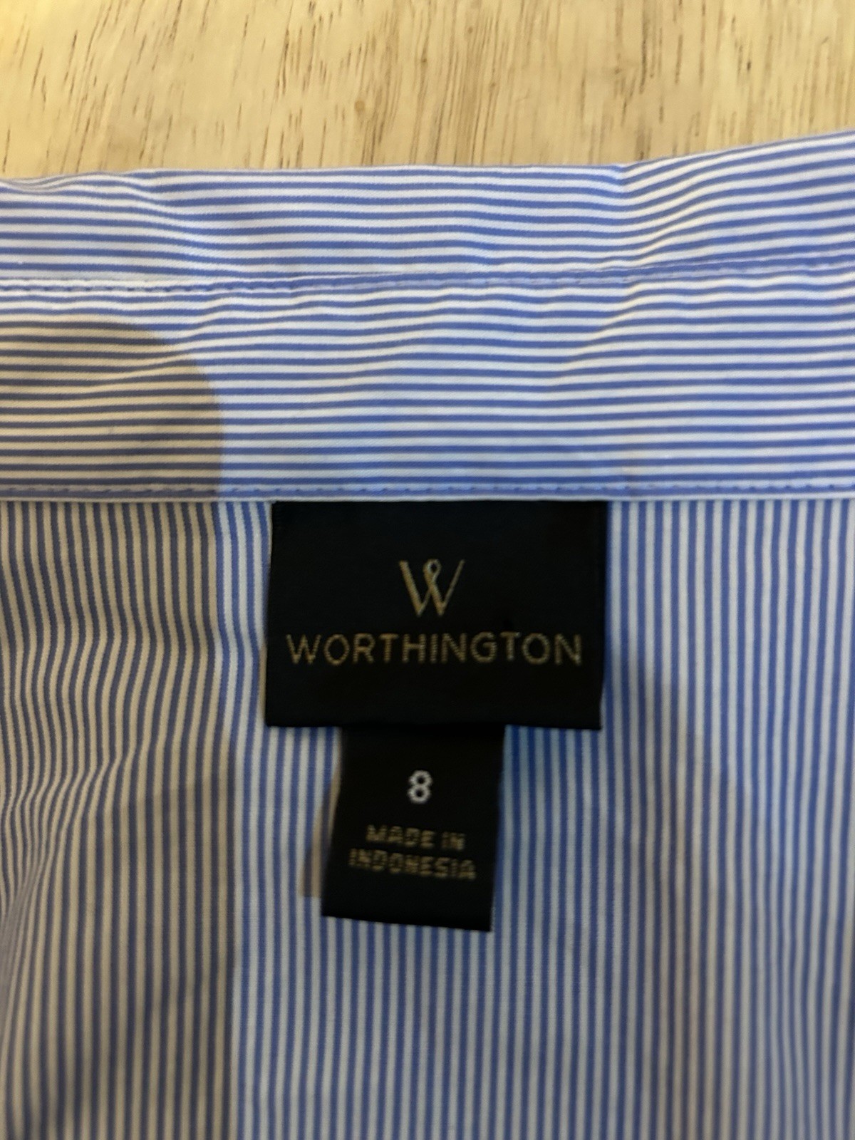 Worthington Striped Button Down Cold Shoulder Dre… - image 8